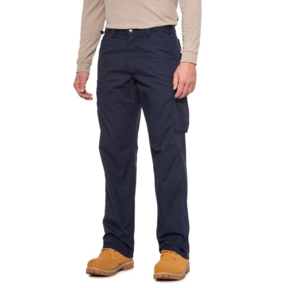 CARHARTT NWOT Loose Fit Force Broxton Cargo Pant in Navy - Picture 1 of 7